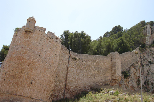 Denia Castle Walls