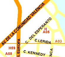Flamingo Playa Apartments Map (Hotel H05)