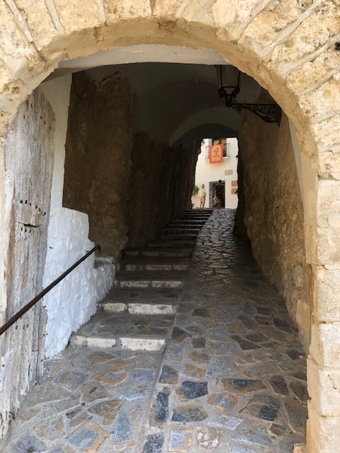 Guardalest Fortified Entrance Tunnel Throuh The Cliff Face