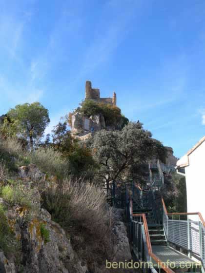 Stairs up to Guadalest-Castle