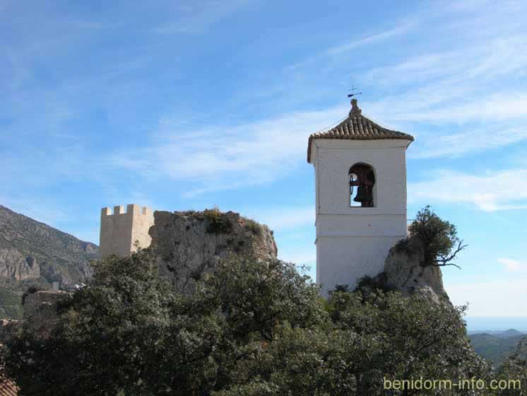 The picturesque Guadalest bell tower