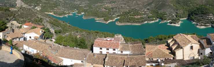 Panoramic view of Guadalest