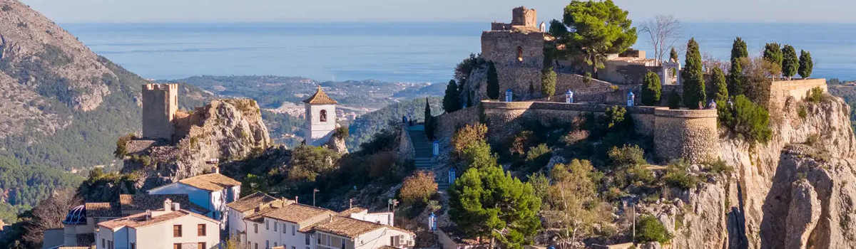 Guadalest town and Castle