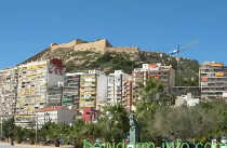Castillo Santa Barbara, looking from the sea ward side of the town