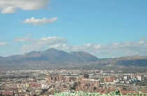 View Inland of Alicante & mountain