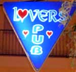 Lovers Pub Sign